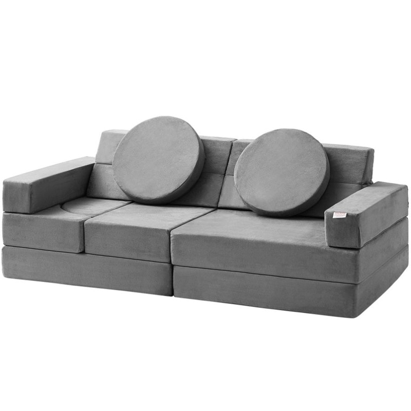 VEVOR Play Couch, 15pcs Modular Kids Nugget Couch, Toddler Foam Sofa Couch with High-density 25D V952-ETSF1656625YVMCKFV0