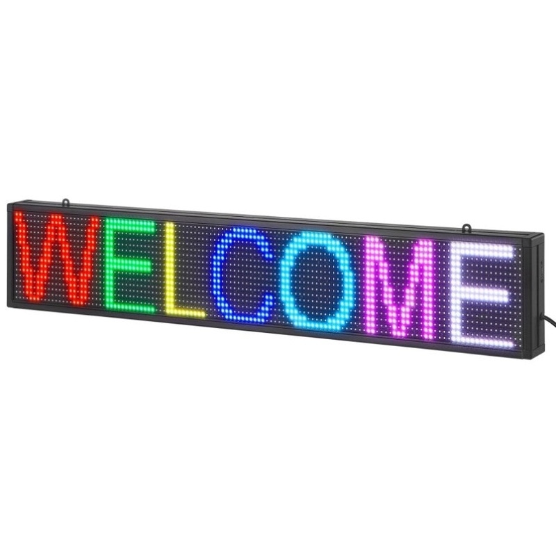 VEVOR Programmable LED Sign, P10 Full Color LED Scrolling Panel, DIY Custom Text Animation Pattern V952-XGSGDBZP40X8HVK5KV3