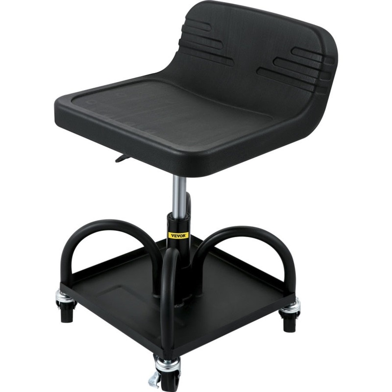 VEVOR Rolling Garage Stool 300LBS Adjustable Mechanic Work Shop Seat w/Casters V952-HSKSJJXGZYBDDF5PZV0