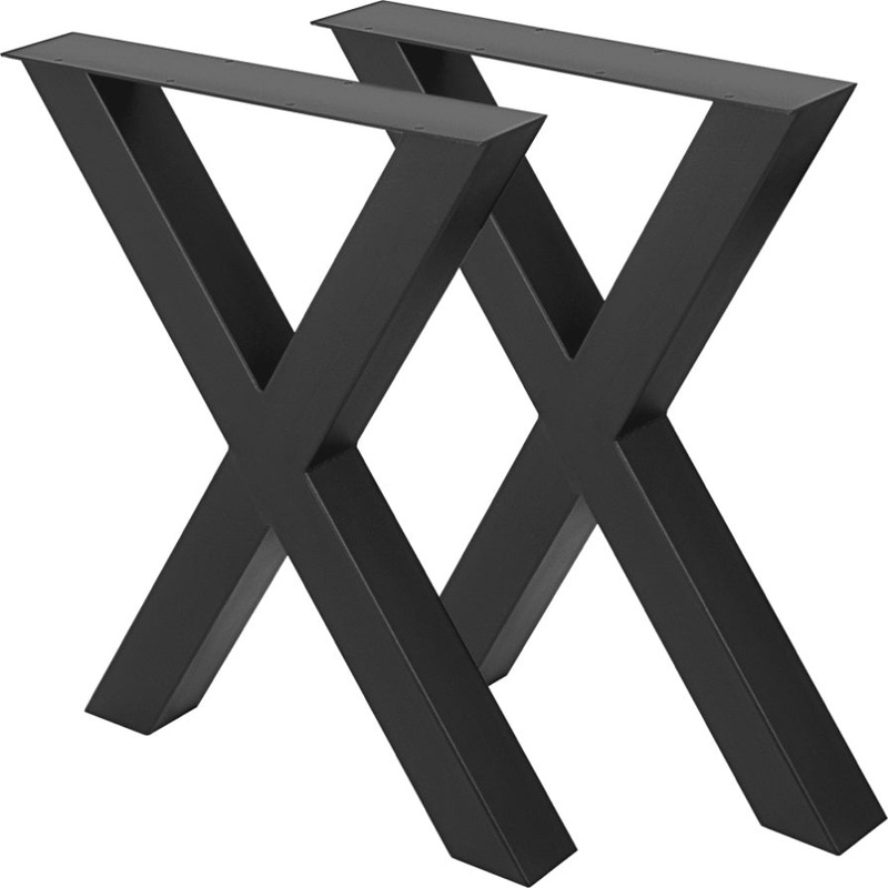 VEVOR Set of 2 Steel Table Legs, 16’Height 15’Wide Dining Table Legs, Heavy Duty 3.1 Square Box V952-ZT400X395MM000001V0