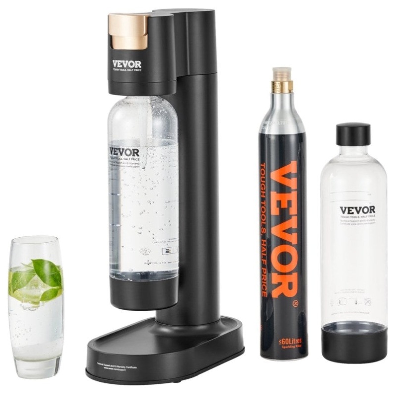 VEVOR Sparkling Water Maker, Soda Maker Machine for Home Carbonating, Seltzer Water Starter Kit with V952-SDSJHCO2QP1L7V05RV0