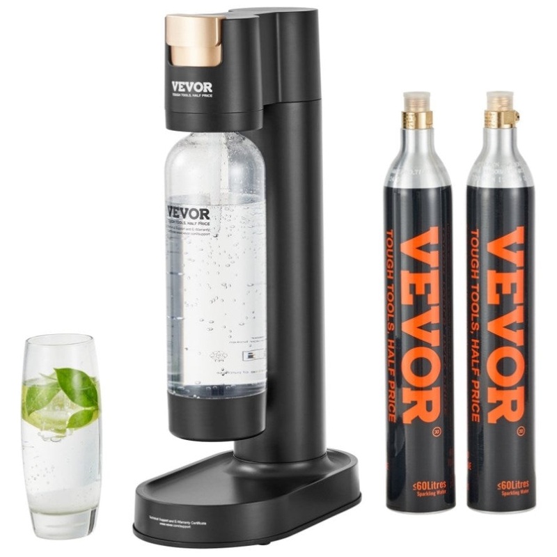 VEVOR Sparkling Water Maker, Soda Maker Machine for Home Carbonating, Seltzer Water Starter Kit with V952-SDSJHCO2QP1LLTZYNV0