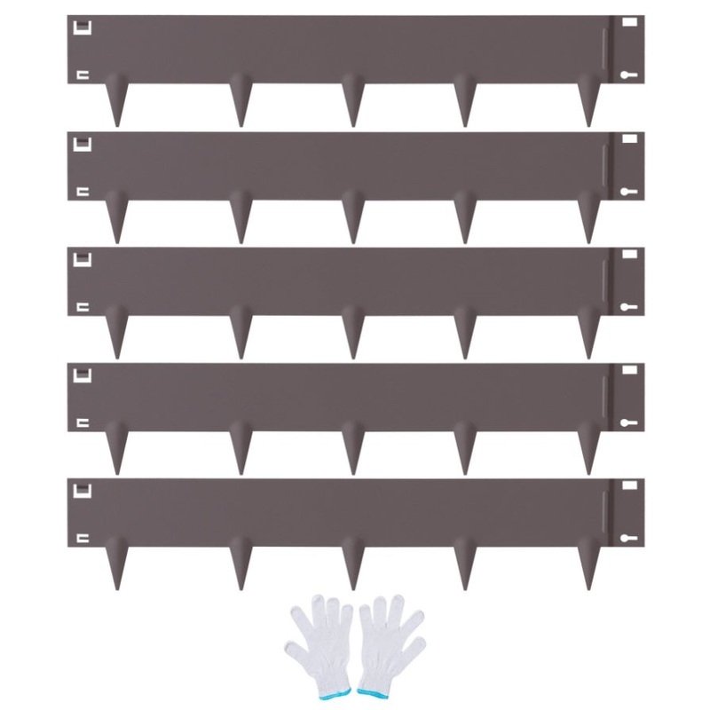 VEVOR Steel Landscape, 5-pack Steel Garden Borders, 39 L x 5 H Strips, Hammer-in V952-CPPZ5INCH162R3IS3V0