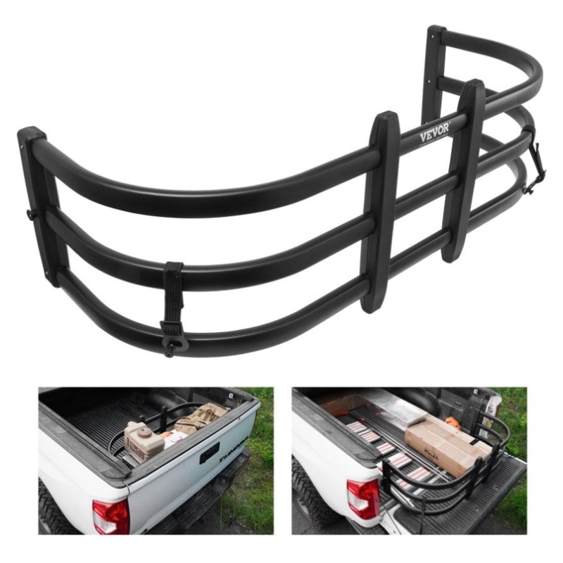 VEVOR Truck Bed Extender, Aluminum Retractable Tailgate Extender, 131cm-162.6cm Adjustable Length, V952-KCCKZKHSLHJ4KC60EV0