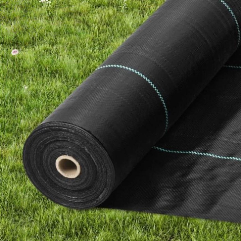 VEVOR Weed Barrier Landscape Fabric 4*250FT Heavy Duty Woven PP Weed Control Mat V952-JBXBZ4250FT5TV2E2V0