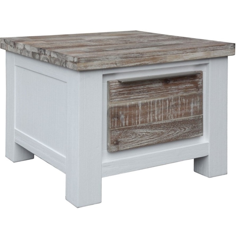 Plumeria Lamp Side Table Laptop Desk Bedside Sofa End Tables – White Brush V315-VOD-HOME-19