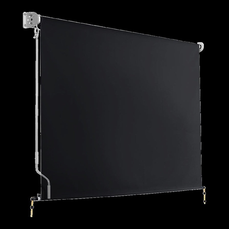 Retractable Straight Drop Roll Down Awning Garden Patio Screen 2.1X2.5M V63-842941