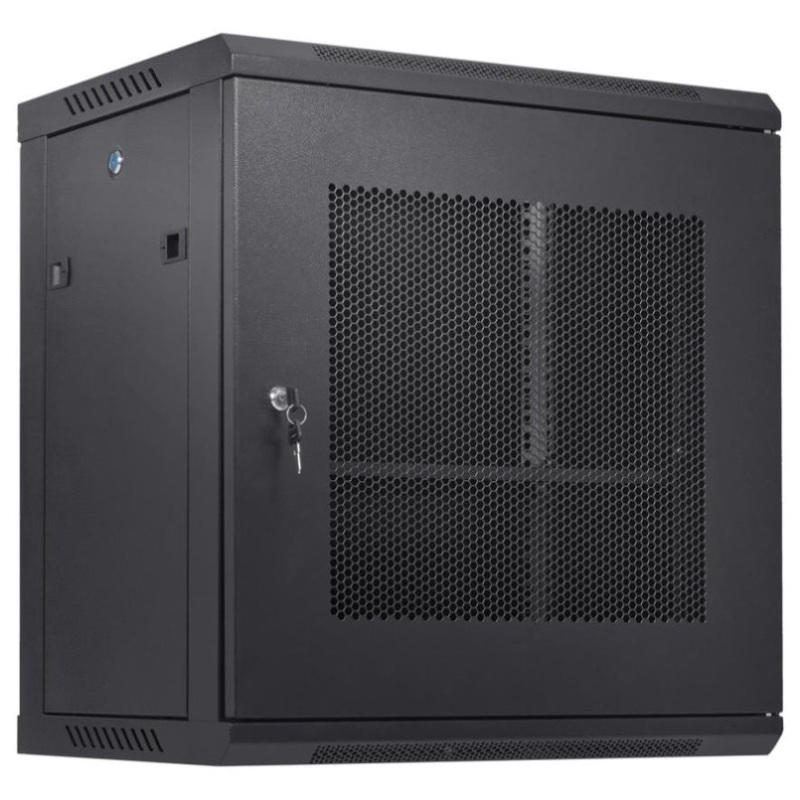 VEVOR 12U Wall Mount Network Server Cabinet, 15.5” Deep, Server Rack Cabinet Enclosure, 200 lbs V952-WLJJWZB12U155GP35V0