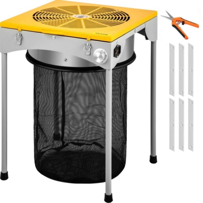 VEVOR Automatic Bud Trimmer, 18 Electric Trimmer, Stainless Steel Leaf Bud Automatic Hydroponic V952-18CWDSCJ000000001V3