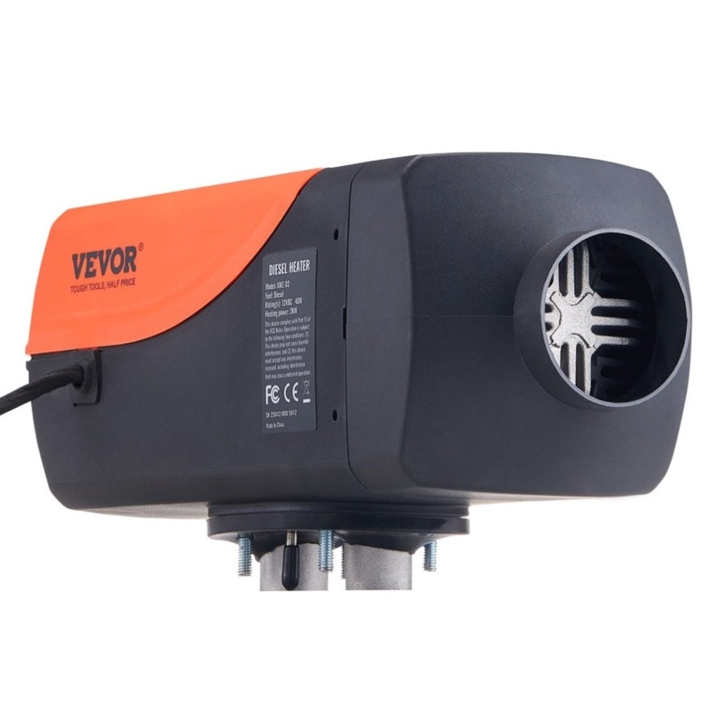 VEVOR Bluetooth App Control Diesel Air Heater, 12V 2KW Diesel Heater with Automatic Altitude V952-ZCJRQFT12V2KWF2BYV9