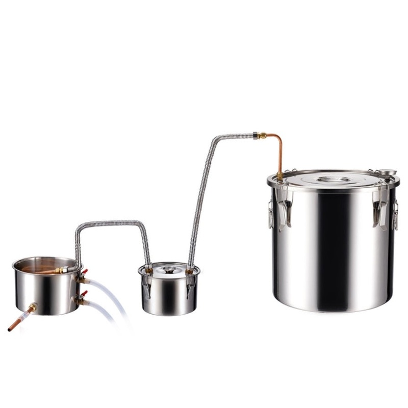 VEVOR Moonshine Still Water Alcohol Distiller 8Gal w/Thumper Keg & 8W Water Pump V952-SLNTZLQYS8JLFQ1JNV3