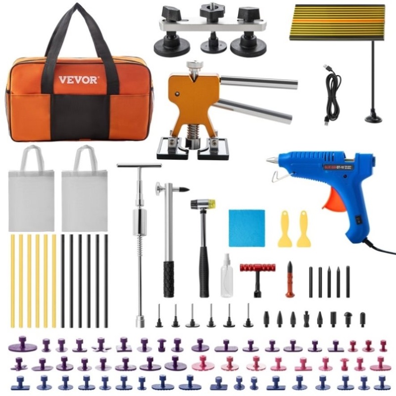 VEVOR Paintless Dent Repair Tools Hail Damage Remover 89 Pcs Body Dent Removal V952-QCAHXFQ89220VP03AV3