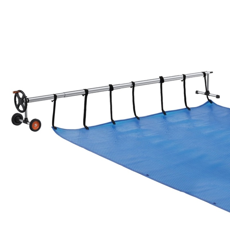 VEVOR Pool Cover Reel, Aluminum Solar Cover Reel 22 ft, Inground Swimming Pool Cover Reel Set with V952-YCGJPDXYC22F0GGZ0V0