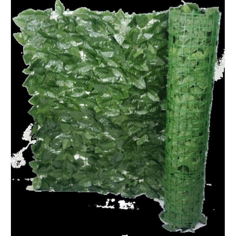 Artificial UV Peach Leaf Roll 3m By 1m V77-1011959
