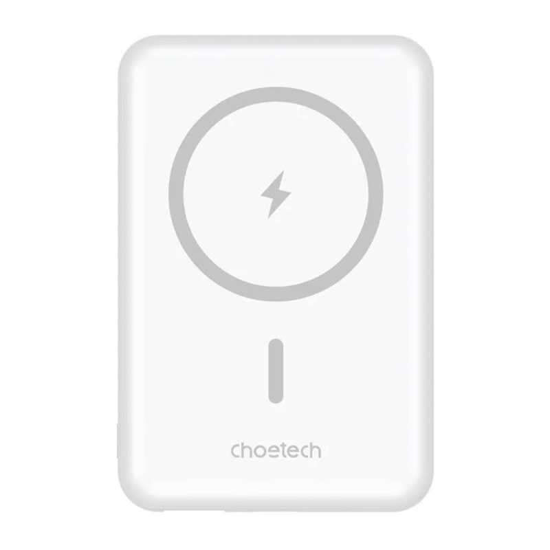 CHOETECH B662-WH USB-A + USB-C + Wireless Magnetic Power bank 5000mAh V28-ELECHOB662WH
