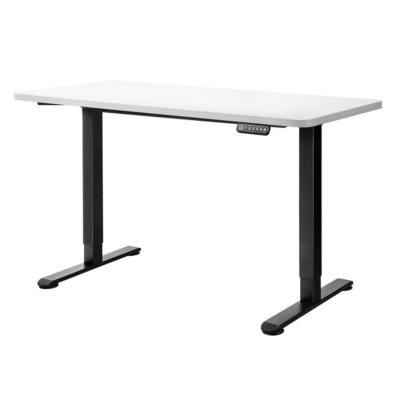 Levede Motorised Standing Desk Adjustable 140cm White 1000x 1MM DH4948-140D-BKWH