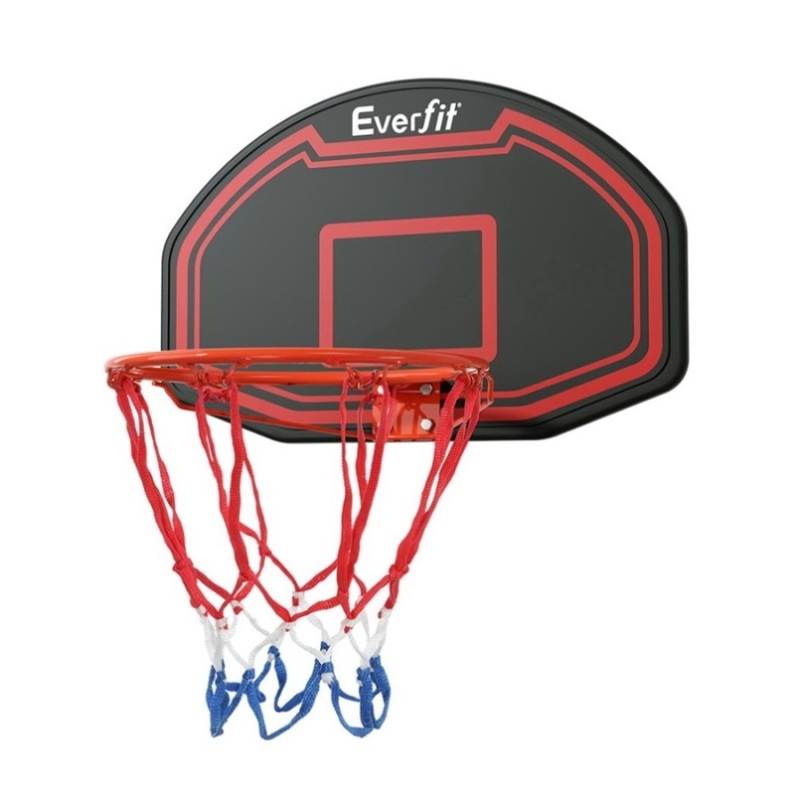 Everfit 38 Basketball Hoop Backboard Door Wall Mounted Ring Net Sports Kids BAS-HOOP-D38-BK
