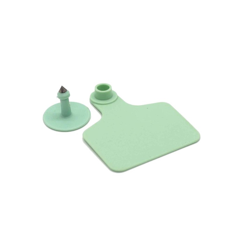 100x Cattle Ear Tags 5x4cm Set – Small Green Blank Sheep Pig Livestock Label V238-SUPDZ-28211673071696