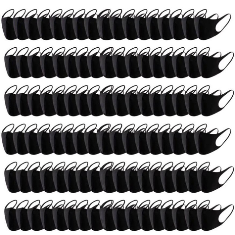 100x SUMMER Reusable Breathable Face Mask Mouth Mask Anti Dust Haze Bulk V563-UPWR-FACEMASK_BLACK-100PC