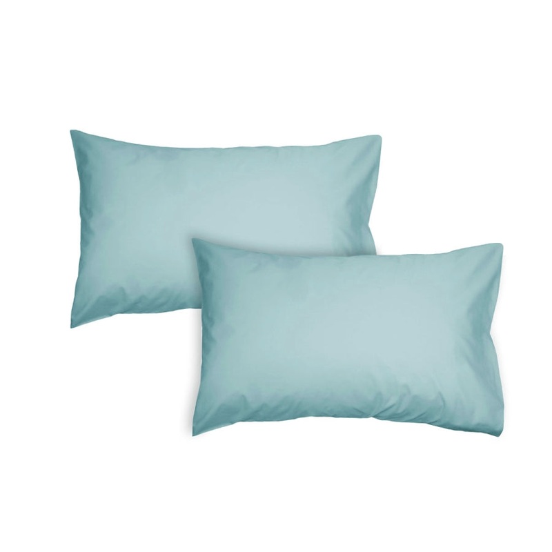 Algodon Pair of 300TC Cotton Standard Pillowcases Denim V442-INT-PILLOWC-300TCPAIR-DENIM-ST