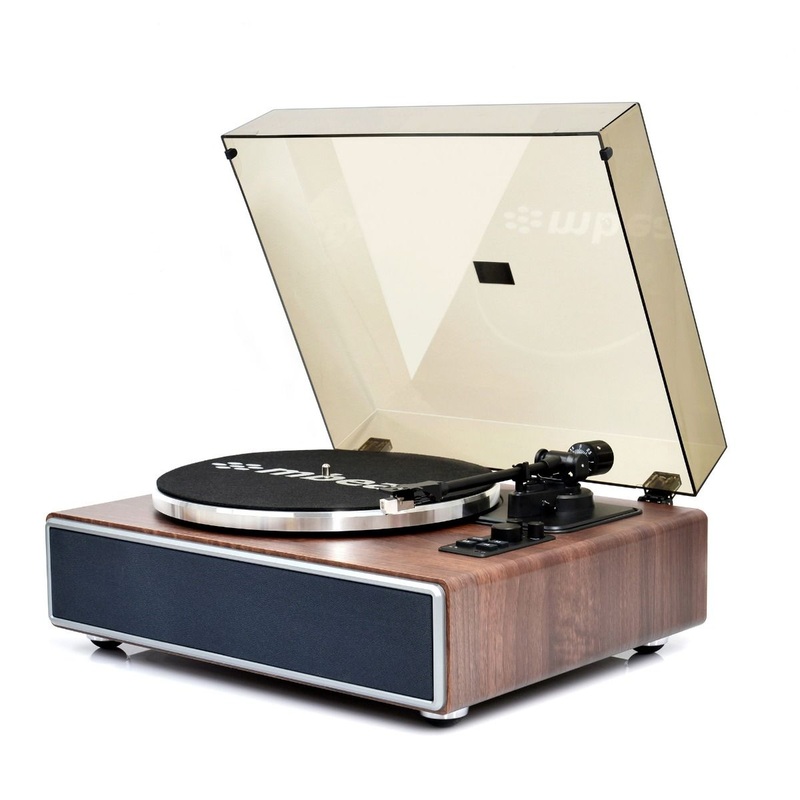 mbeat Hi-Fi Turntable with Built-In Bluetooth Receiving Speaker V186-MB-PT-38AWT