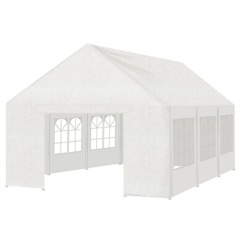 Wallaroo 6x6m Outdoor Event Marquee Gazebo Party Wedding Tent – White GAZ-CPT-6X6-WH
