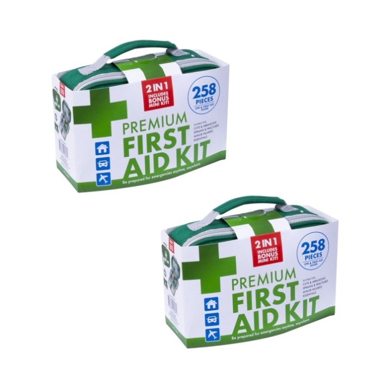 516 Piece Premium 2-in-1 Emergency First Aid Kit ARTG Registered Australia V915-PE0146X2