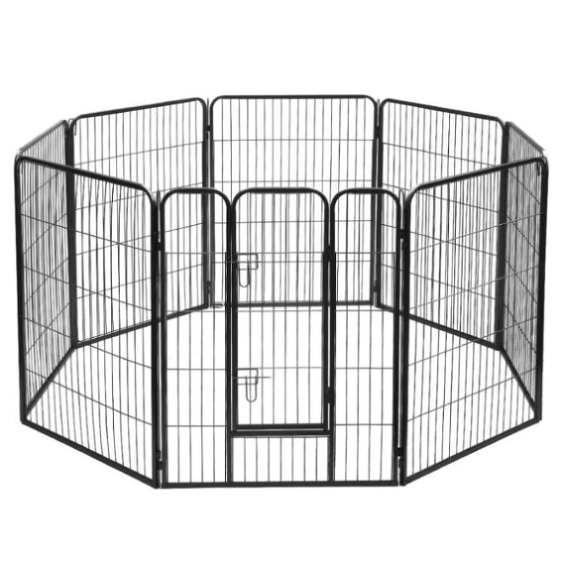 i.Pet 40 8 Panel Dog Playpen Pet Exercise Cage Enclosure Fence Play Pen PET-DOGPLAYPEN-H100