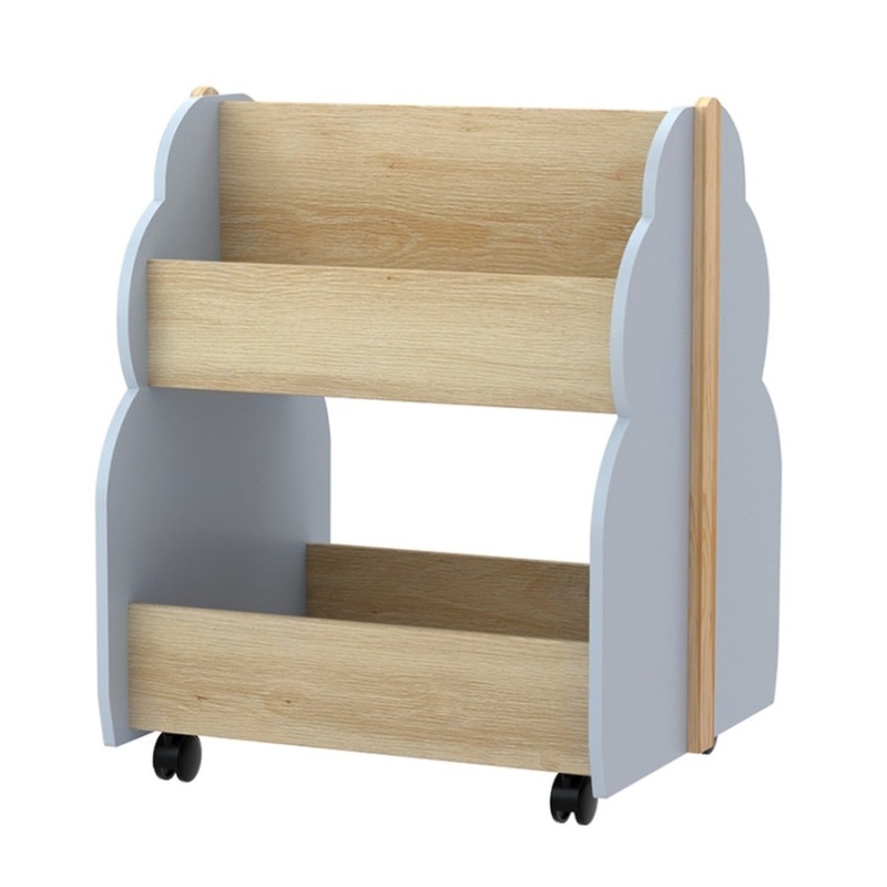 Keezi Kids Toy Box Bookshelf Storage Bookcase Organiser Display Shelf FURNI-B-TOY-TREE-GR