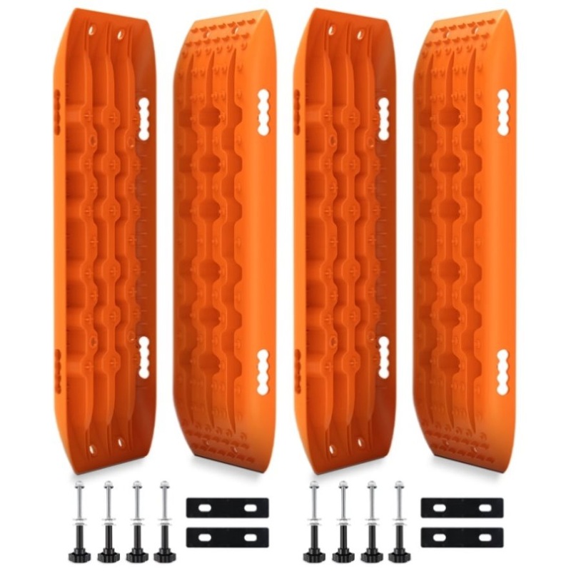 X-BULL 4WD Recovery tracks 10T 2 Pairs/ Sand tracks/ Mud tracks/ Mounting Bolts Pins Gen 2.0 V211-AU-ST004XBP001-2