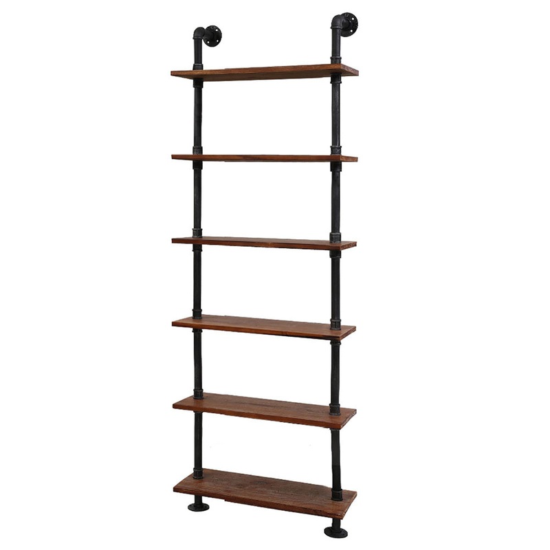 Artiss Floating DIY Pipe Shelf 6 Tiers – IDA PIPE-DIY-SHELF-60