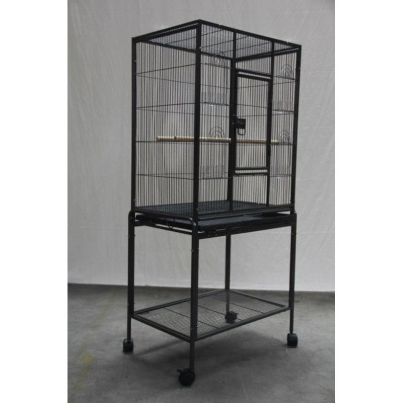 YES4PETS 135cm Bird Cage Parrot Aviary Pet Stand-alone Budgie Perch Castor Wheels V278-B031