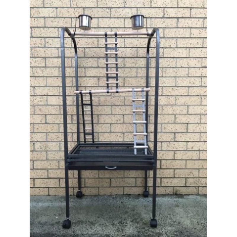 YES4PETS 140 CM Bird Parrot Canary Bird Play Stand Gym With Ladder V278-BS304