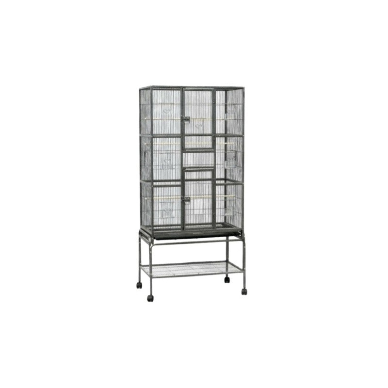 YES4PETS 174 cm Bird Cage Small Bird Parrot Budgie Aviary With Stand V278-B033