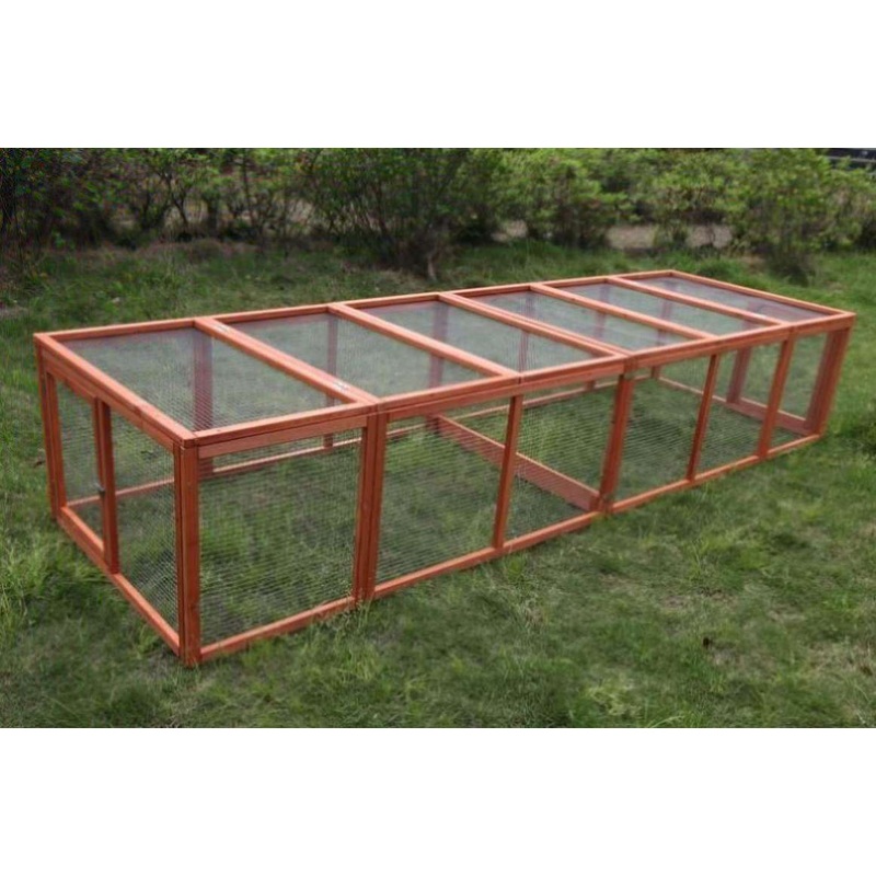 YES4PETS 290 cm XL Chicken Coop Run Guinea Pig Cage Villa Extension Rabbit Hutch Cat Kitten House V278-CAGE32RUN-DOUBLE