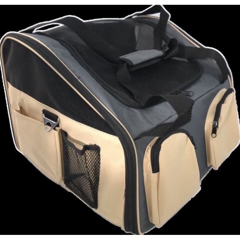 YES4PETS Pet Carrier Dog Cat Car Booster Seat Portable Soft Cage Travel-Grey V278-CC423633