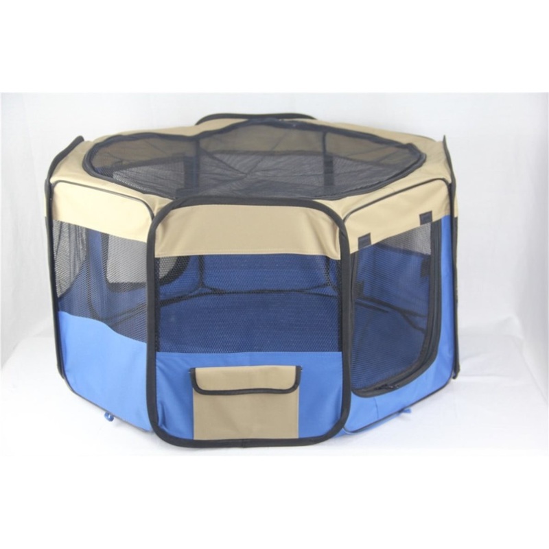 YES4PETS Small Blue Dog Cat Puppy Rabbit Guinea Pig Cage Cat Soft Playpen V278-SP3545_BLUE