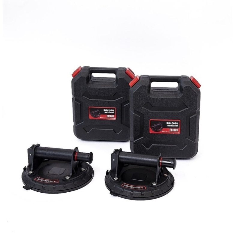 2x20cm 500kg Vacuum Suction Cup Glass Lifter Granite Sucker Pump Lift Heavy Duty V63-930001