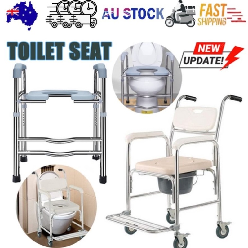 Upgrade Raised Toilet Seat 19.3-25.2 150kg Universal Toilet Riser for Elderly V201-GBA6474SI8AU