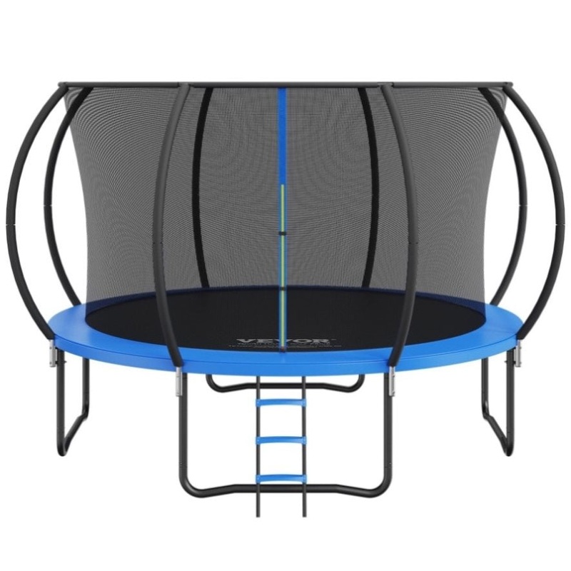 VEVOR 3.66m, 181 kg with Enclosure Net, Ladder, and Curved Pole, Heavy Duty V952-YXBC12YCHWYX9F0WRV0