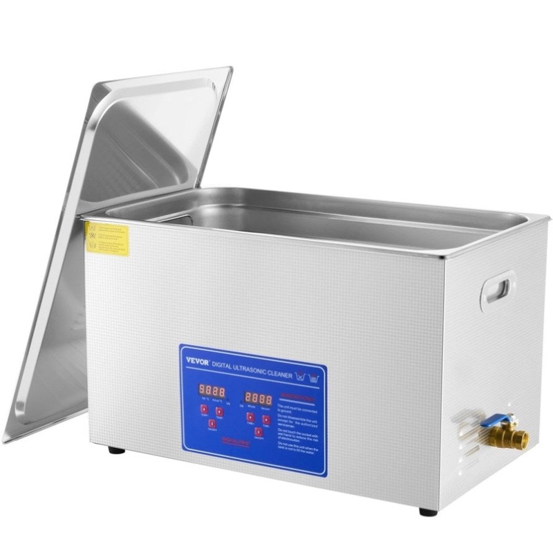 Vevor 30L Digital Ultrasonic Cleaners Cleaning Equipment Bath Tank w/Timer Heated V952-JPS-100ACSBQXJX01V3
