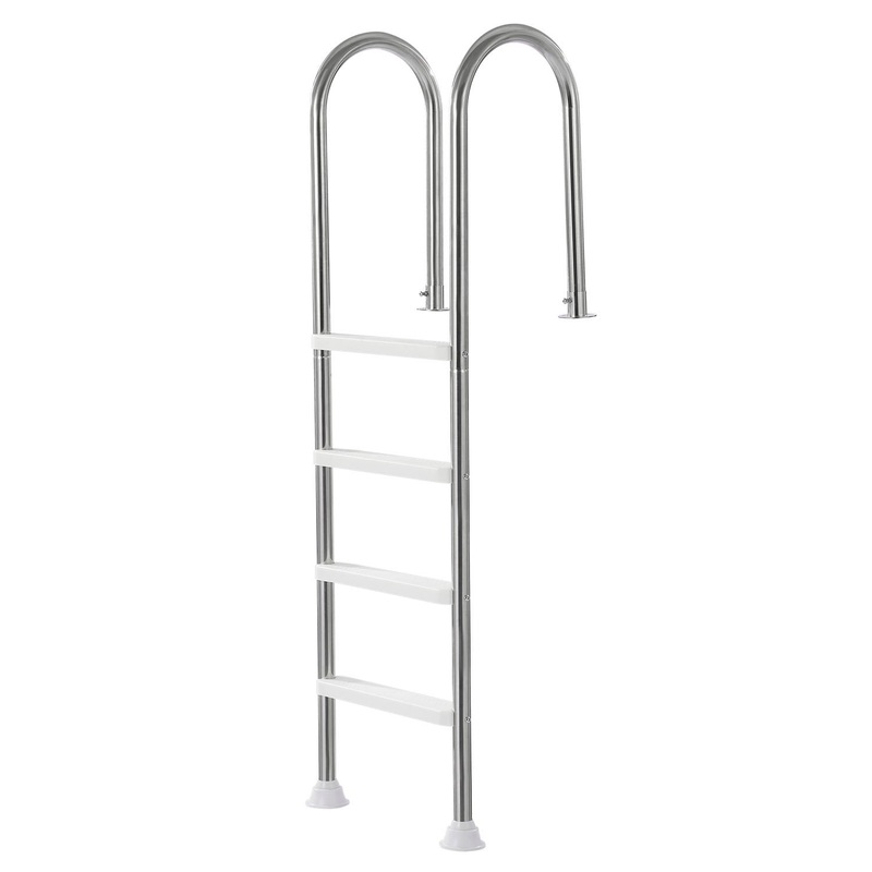 VEVOR 4-Step Stainless Steel Pool Ladder of 2 Handrail for 1371.6 mm Decked Pool V952-DXYCTTBGGBXGT35OAV0