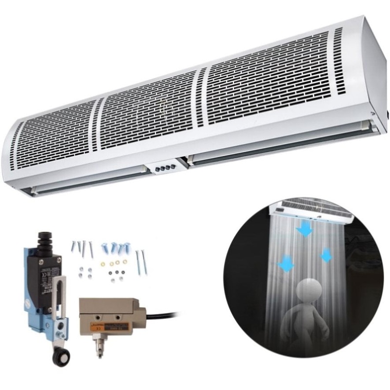 Vevor 900mm Overhead Door Electric Air Curtain w/Limit Switch 3 Speeds Commercial V952-3SFLJ36YC00000001V3