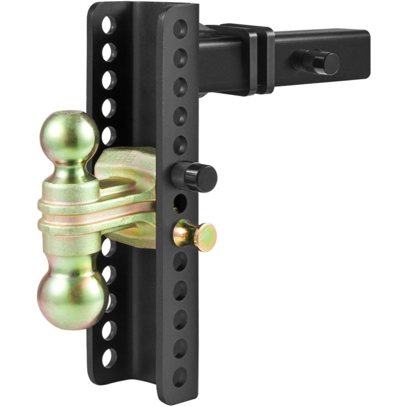 VEVOR Adjustable Trailer Hitch, 25.4 cm Drop & 21.59 cm Rise Hitch Ball Mount with 5.08 cm Receiver, V952-SQTQJTCB22253VXAJV0