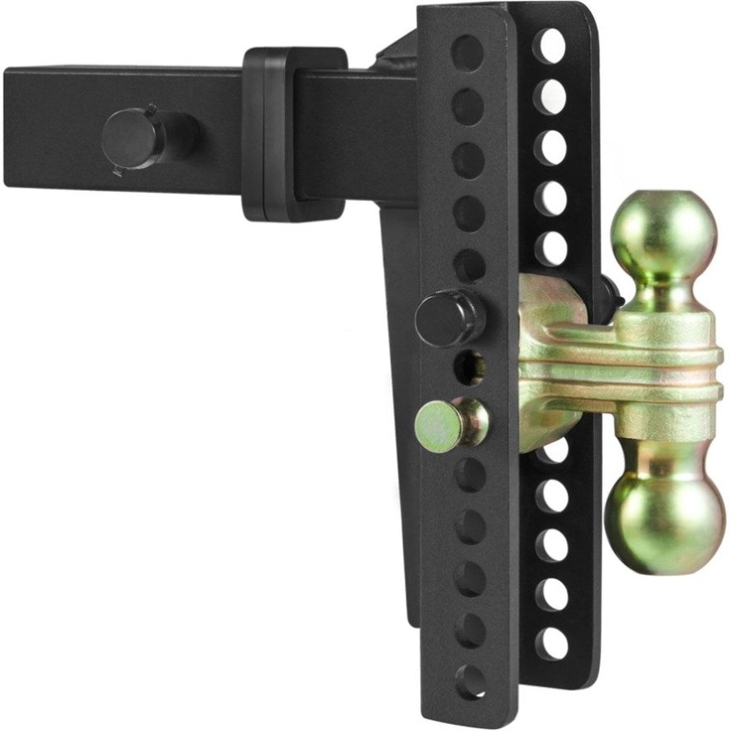 VEVOR Adjustable Trailer Hitch, 25 cm Drop & 21.59 cm Rise Hitch Ball Mount with 6.35 cm Receiver V952-SQTQJTCB2522KIQK5V0
