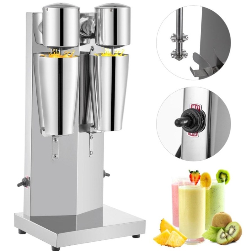 Vevor Commercial Milkshake Maker Machine Double Heads Thickshake Frother Stainless V952-STNXJPTYS00000001V3