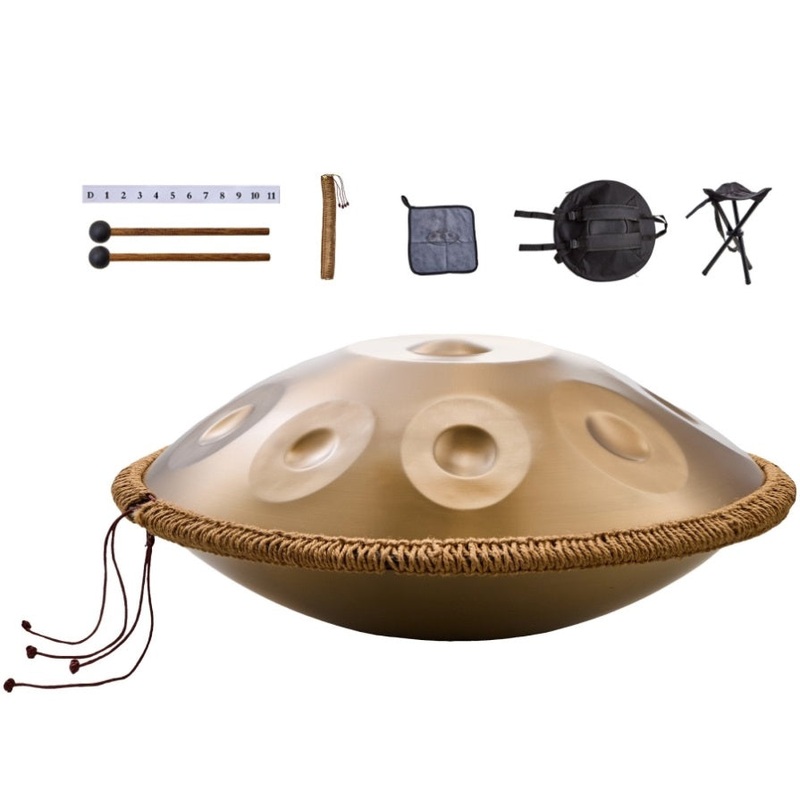 VEVOR Handpan Drum 22 in 9 Notes D Minor Steel Hand Drum with Mallets for Adult V952-SDG22INCH9YDCVIEZV0