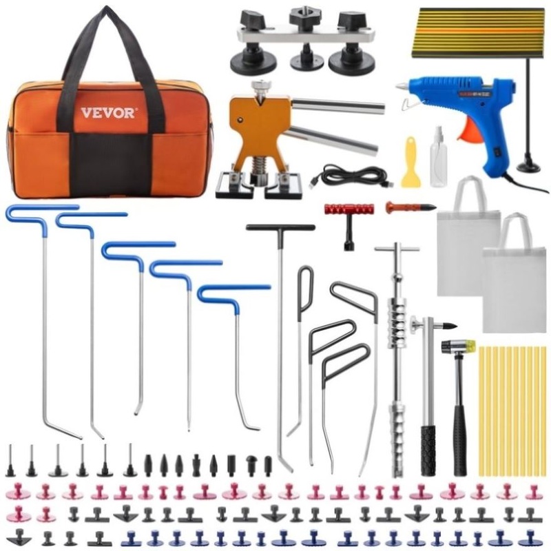 VEVOR Paintless Dent Removal Rods Stainless Steel Rod Tool Kit 89pcs Dent Repair V952-QCAHXFQ89220VAUP2V3