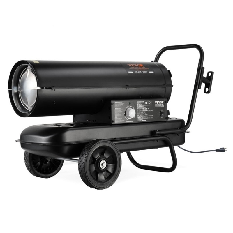 VEVOR Portable Kerosene Forced Air Heater 70000 BTU Indoor Outdoor Use 5gal Tank V952-GFSMYQNQ70007Y0FJV3