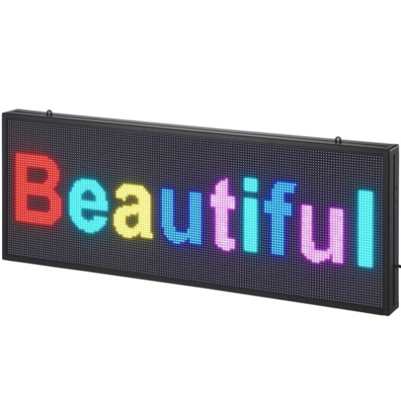 VEVOR Programmable LED Sign, P10 Full Color LED Scrolling Panel, DIY Custom Text Animation Pattern V952-XGSGDBZP40X1EUY8FV3